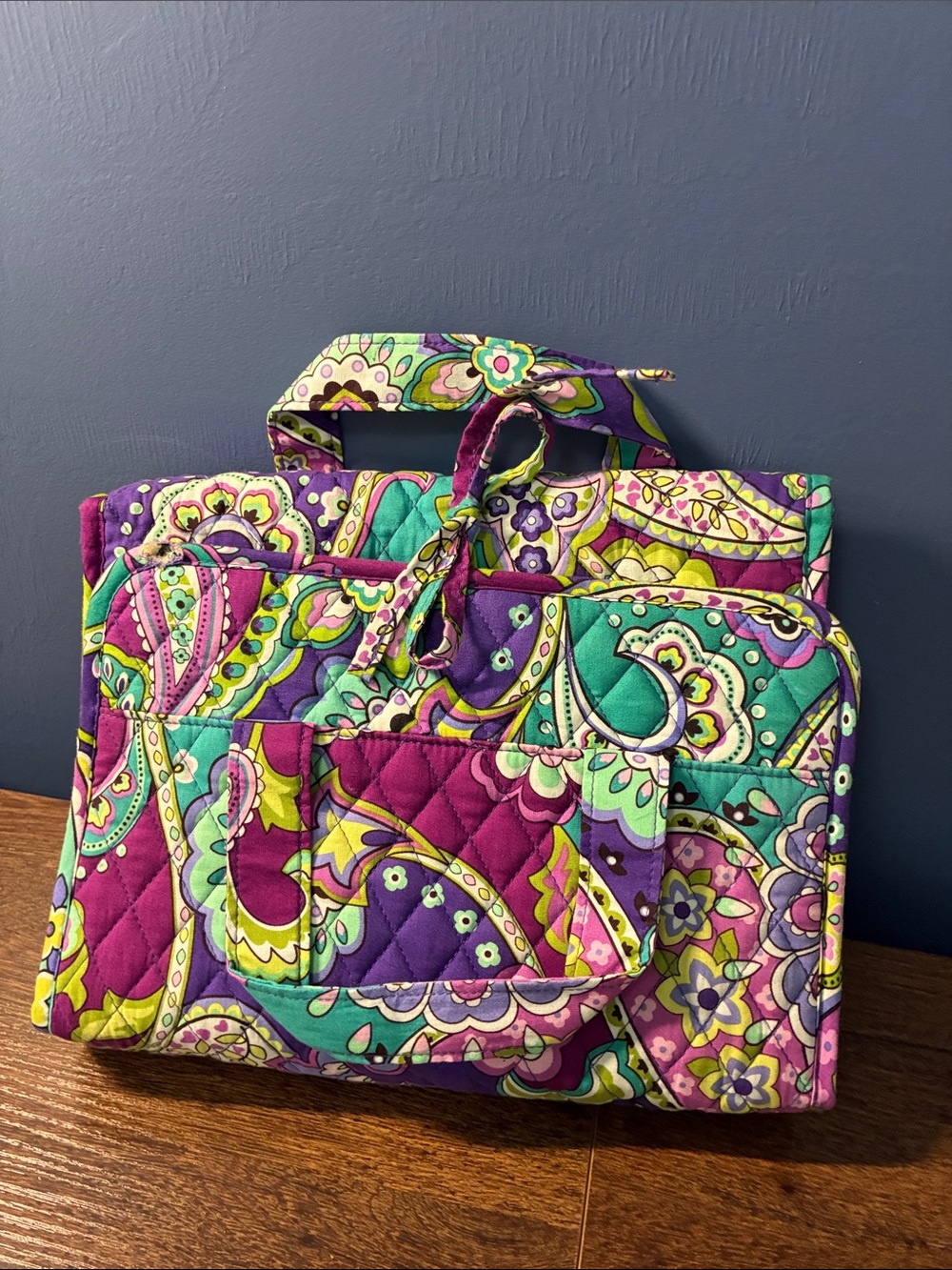 Vera Bradley Quilted Paisley Organizer
